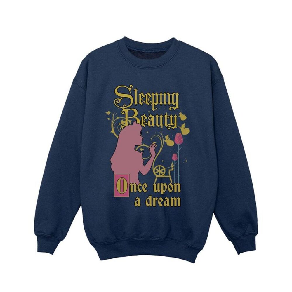 Sleeping Beauty Girls Once Upon A Dream Sweatshirt / Navy Blue